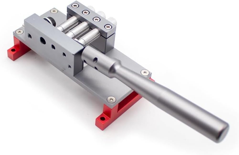 3 Holes Lead Wire Manual Cutting Tool, Precise Positioning Plumbum Wire Scissors Heat Shrinkable Tube Cutter, Hole Diameter: 4, 5, 8MMRed,1