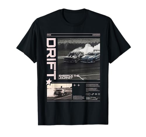 Cool Retro Vintage Japanese JDM Tokyo Japan Drift Race Car T-Shirt
