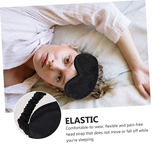 Healeved 2 Pçs Kits De Viagem De Máscara De Cetim Dupla Face Para Tapa-Olhos De Seda Para Dormir Tap