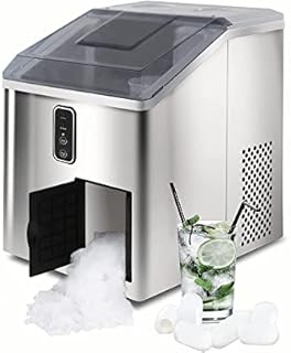 2-in-1 Ice Maker and Shaver Machine - RUN.SE Countertop Ice Maker with Ice