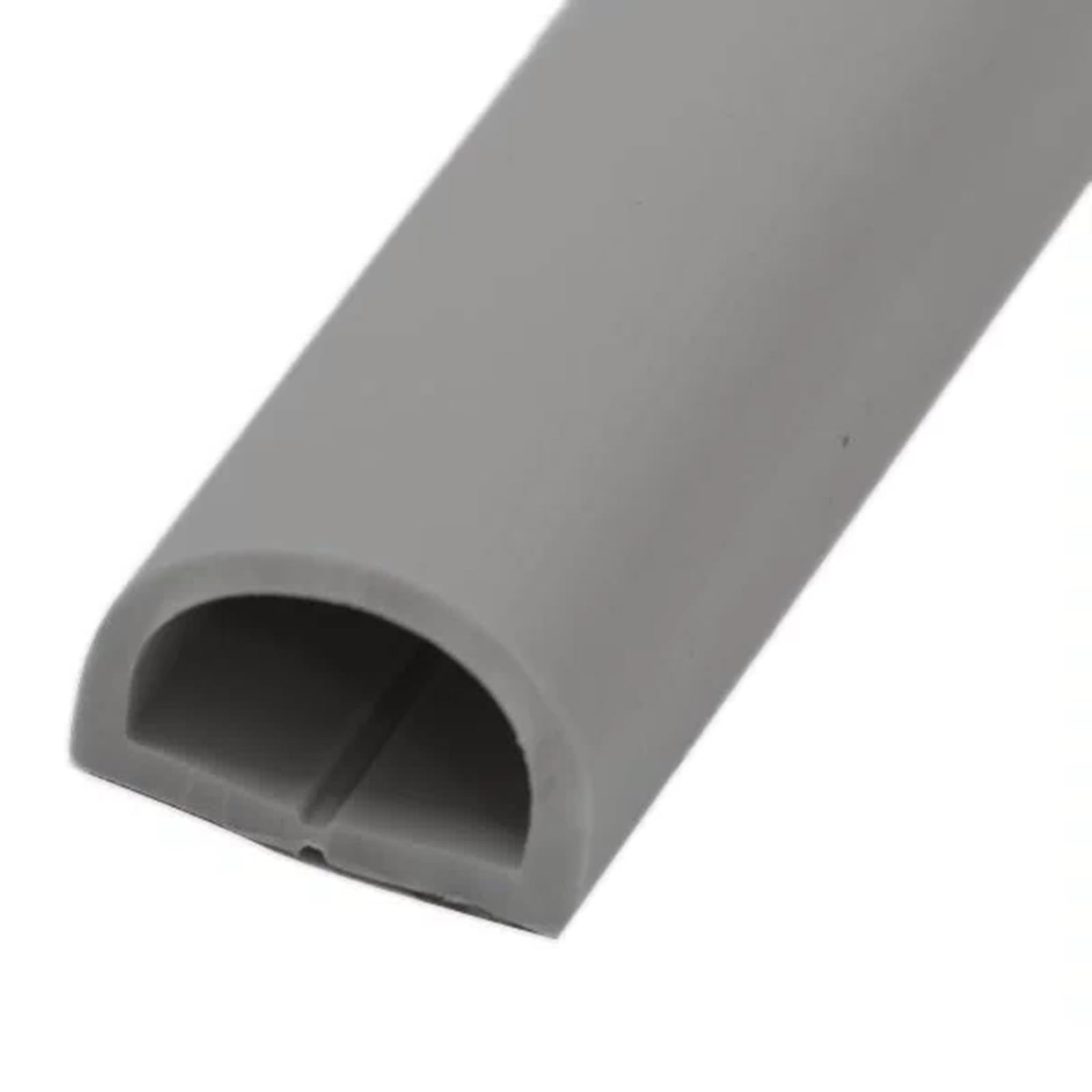 Cubrecables para Suelo De Hogar Y Oficina，Protector De Cables Autoadhesivo De PVC Blando，Fácil De Desenrollar/Canal Interior: 7 Mm / 0,28 Pulgadas(Grigio,10M)