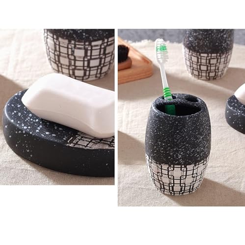 Ensemble accessoires salle de bain céramique bord de mer décor