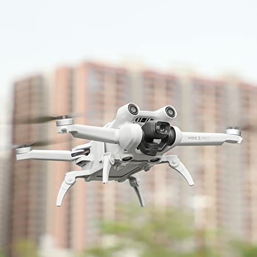 ZJRXM Mini 3 Pro Landegestell f&uuml;r DJI Mini 3 Pro Zubeh&ouml;r, Erweiterte Fahrwerk Landef&uuml;&szlig;e f&uuml;r DJI Mini 3 Pro (Grau)
