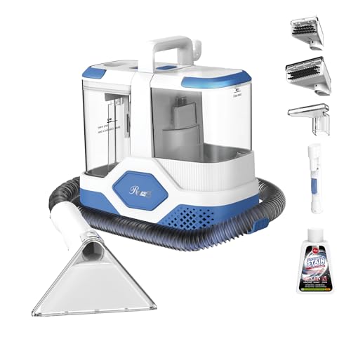 Image of Rosewill Multi-Purpose Portable Carpet and Upholstery Cleaner, Powerful Suction 18 KPa Spot Cleaner, 600W Motor, Car and Auto Detailer, Stain /Spot Remover; Versatile Use: Carpet, Sofa, Pet Hair