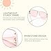 JOO'RTI Aviator Sunglasses Mens Womens, Retro Trendy Shades, Oversized Square Sun Glasses, Gold Frame Pink Lens