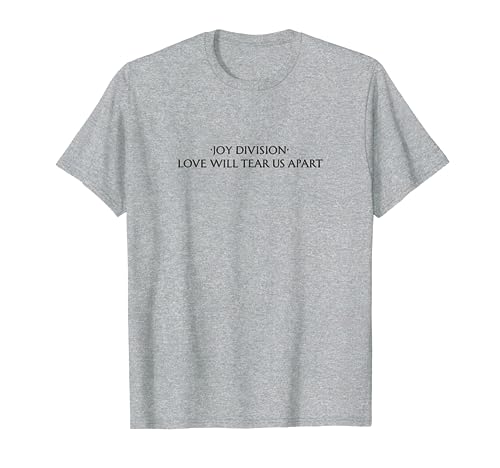 Photo de Joy Division Love Will Tear Us Apart T-Shirt