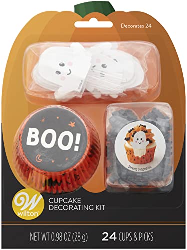 Cupcake Decorating Kit Ghost 24 ct