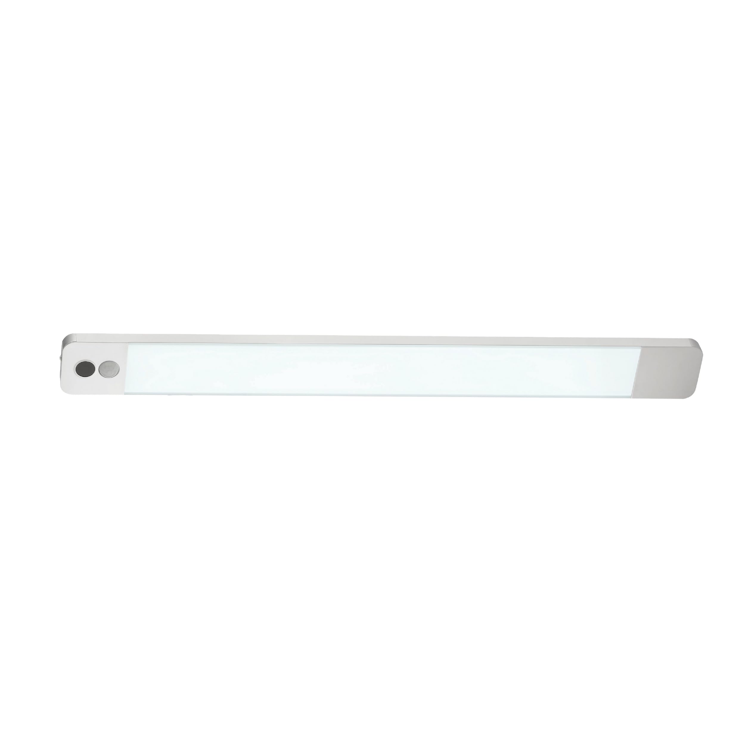 Lightbox LED Unterbauleuchte | 350 Lumen | 4000 Kelvin | 40 cm | Gestensteuerung | Bewegungsmelder | Akku wiederaufladbar per USB-C | silberfarben | ideal für Küche | Schrank | Flur