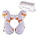 KAKIBLIN Baby Travel Pillow, Infant Head and Neck Support Pillow for Car Seat, Pushchair, for 0-1 Years Old Baby (Gray Fox)