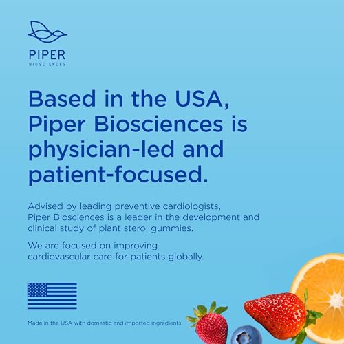 Piper Biosciences Plant Sterols Healthy Cholesterol Gummies