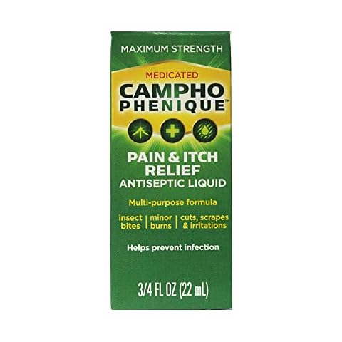 Campho-Phenique Pain & Itch Relief Antiseptic Liquid 0.75 fl oz (Pack of 3) Cover