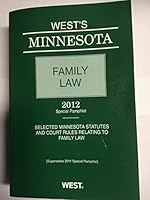 West's Minnesota Family Law 2012- Special Pamphlet 0314923705 Book Cover