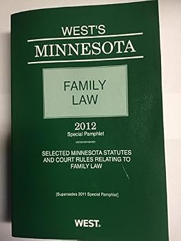 Paperback West's Minnesota Family Law 2012- Special Pamphlet Book
