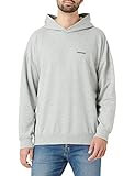 Sudadera con capucha L/S Calvin Klein L/S Hoodie Camisa, Grey Heather, XL para Hombre