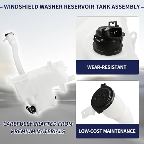 Magimaker 85315-60300 Windshield Washer Reservoir Tank Assembly Fit for Toyota 4Runner 2003-2009 Washer Fluid Bottle Washer Container w/Washer Pump/Bracket/Filler Neck/Cap/Fluid Level Sensor by Magimaker - Used condition - Image 7