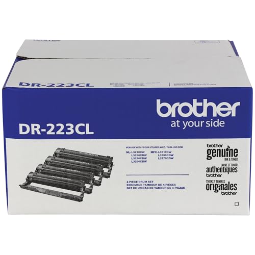 Brother Genuine -Drum Unit, DR223CL, Seamless Integration, Yields Up to 18,000 Pages,Black - Thumbnail 2