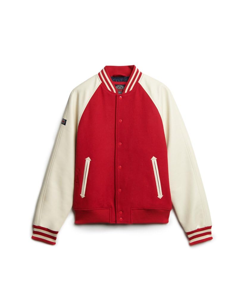 Superdry College Varsity Bomber Jacket Chaqueta para Hombre