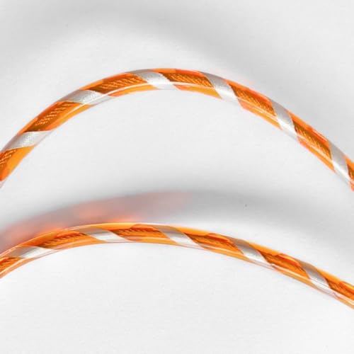 Cable antiperdida de acero inoxidable para buceo libre y apnea con pulsera regulable 6