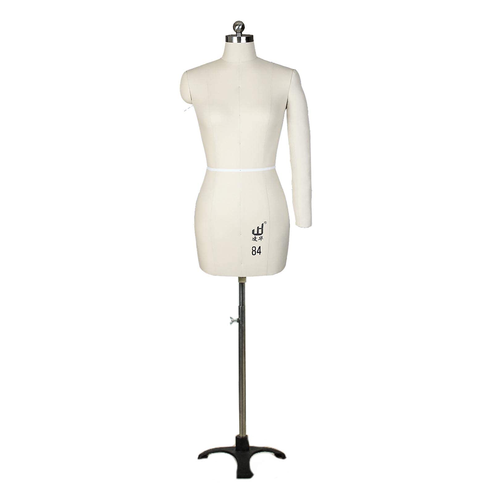 Dressmaker Woman Sewing Mannequin Stand With Detachable Arm Oversized Women Bust Display Half Body Tailor Male ， For Dress Shape & Cutting