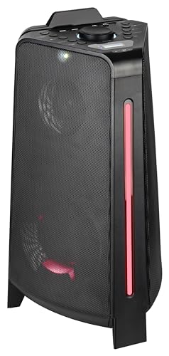 Enceinte portable pour extérieur avec batterie autonome et éclairage LED - 7