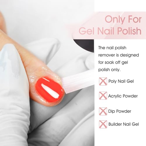 ROSALIND Środek do usuwania lakieru do paznokci UV, 2 szt. 11 ml Magic Remover środek do usuwania paznokci żelowych, który łatwo i szybko usuwa infiltracyjny olejek żelowy