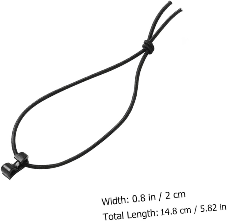 HEMOTON 15Pcs Multipurpose Bungee Cords with String Hook Durable Fasten Strap Buckle for Outdoor Activities Like Hiking Camping Fishing and Traveling High Grade
