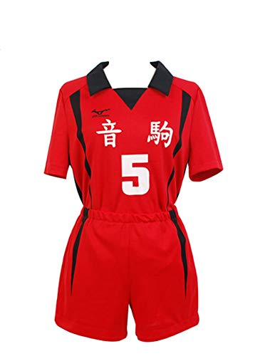 Prettycos Unisex Kenma Kozume Disfraz Adulto Anime Cosplay Traje Nekoma Instituto Uniforme