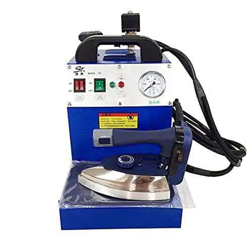 simprueH Ironing Station, 1600W Electric Industrial Steam Iron w/Semi-Automatic Large Iron Boiler, Stainless Steel Tank, for Clothing Store Cloth Factories