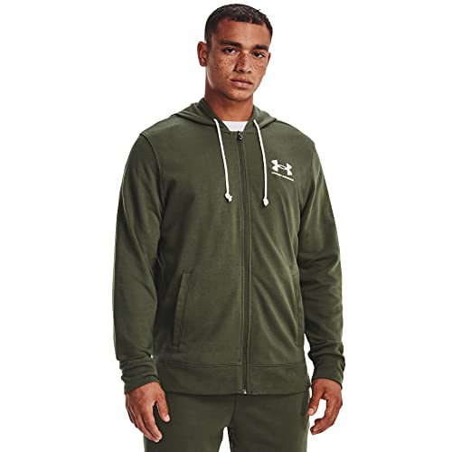 Veste UA Rival Terry LC Fz Under Armour homme sweat zippé sport noir