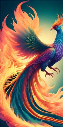 Kit complet diamond painting adulte 5D animaux phénix broderie diamant géante
