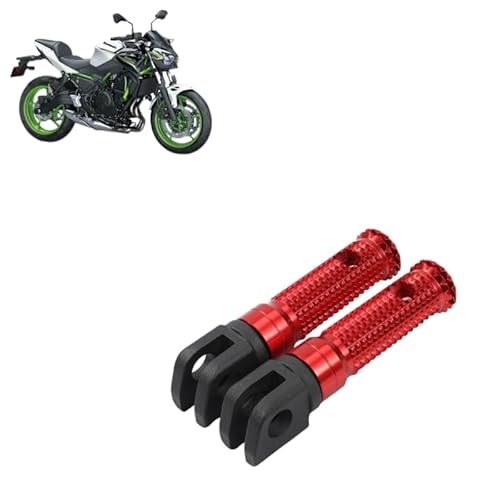 2 Stück Motorrad-Fußrasten für Kawasaki ZG1400 Concours 14 2008-2019,Motorradpedale aus Aluminiumlegierung,Halterung für Fußrasten Links und Rechts,B