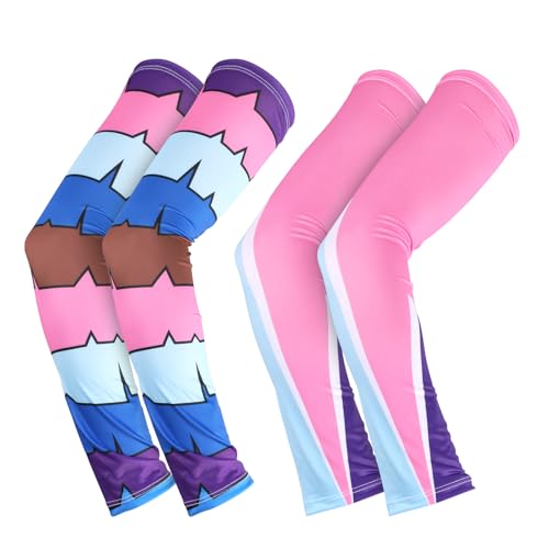 SAVITA 2 Paar Armstulpen für Jugendliche, Atmungsaktive Sport-Armstulpen aus Polyester Partygeschenke zum Thema Videospiele Sportzubehör für Jugendliche (33 x 10 x 8 cm)