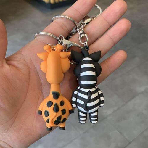 Image of Cute Cartoon BTS Keychain for Girls and Boys - Gift for Army and Kpop Lovers - Bag, Luggage Keyrings, Albums Keys Gifts