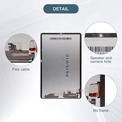 E-YIIVIIL Super AMOLED Display Compatible with Samsung Galaxy Tab S6 Lite SM-P610N SM-P615 10.4" LCD Touch Screen Display Assembly with Tools (SM-P610N) by E-YIIVIIL - Image 4