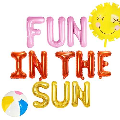 Fun in The Sun Summer Party Decorations Beach Hawaiian Pool Party Supplies