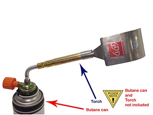 Image of STAINLESS STEEL Brazing Torch Blade, Brazing Torch Heat Guard, Flame Guard, Flame Reflector, Torch Blade, Free size for all quick fire torches (5)