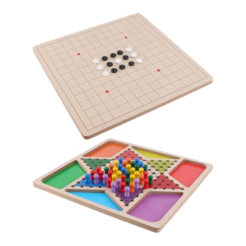 Jeu de dames Gobang en bois pour offrir comme cadeau de maternelle