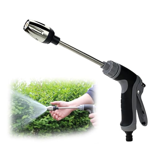 Turbowasher para manguera de jardín, boquilla de alta presión ajustable, pistola de agua de alta presión para riego y lavado de coches