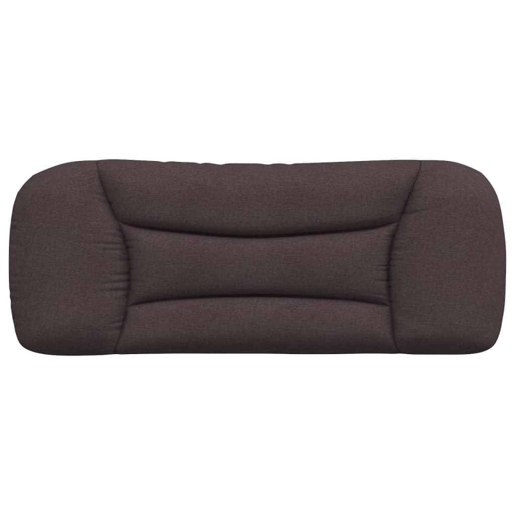 Hvar poduszka pod zagłówek, ciemnobrązowa, 100 cm, materiał do montażu na ścianie, wyściełany, miękkie oparcie do łóżka, sypialni, trwała tkanina poliestrowa