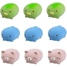SCHITEC Dog Toys Squeaky, Interactive Animal Puppy Toy Pack, Cute Latex Rubber Squeak Pet Balls for Puppies Mini Small Breed Dogs