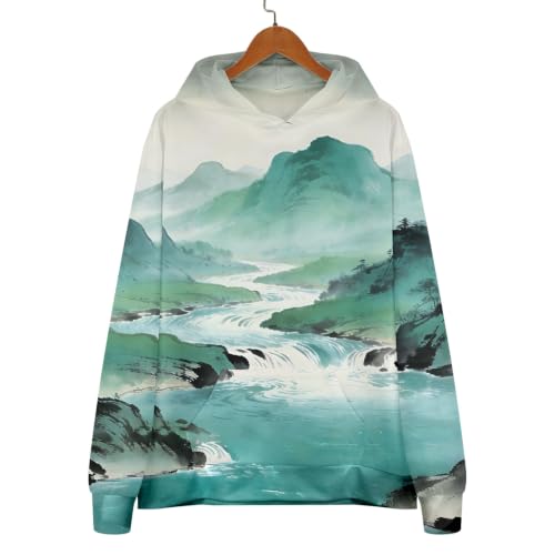 Sudadera con capucha corta camisa de manga para hombre Mg1 7