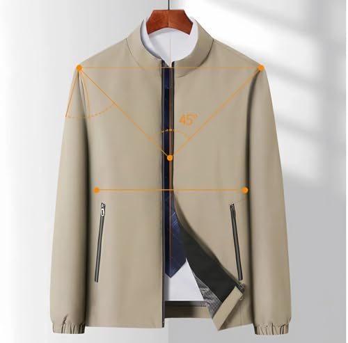 Image of Mens Lightweight Bomber Jacket Casual Stylish Windbreaker