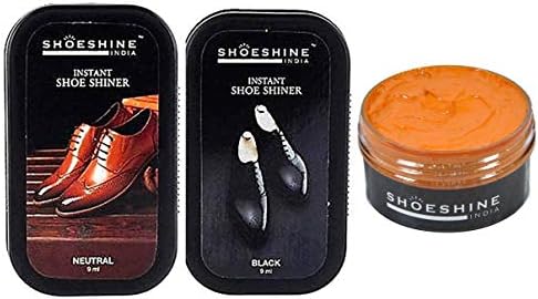 SHOESHINE Leather Boot Polish and Shoe Shiner Sponge