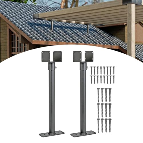 Pergola élévateur de toit support rotatif horizontal kit robuste en acier - 5