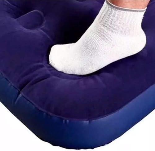 COLCHÃO DE AR DE CASAL COM FOLE 191 X 137 X 22CM PESO MÁXIMO 160KG -