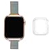 Produktbild BesBand Metall Armband Kompatibel mit Apple Watch 38mm 40mm 42mm 44mm,Verstellbares Edelstahl-Ersatzband, geeignet für iWatch Serie 6 5 4 3 2 1, SE(38mm 40mm,Colorful)