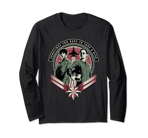 Image of Captain Marvel take A Risk Long Sleeve T-Shirt
