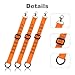 10pcs Football Referee Gear Accessories Set, Football Yard Marker Including 3 Football Officials Chain Clip, 3 Wrist Down Indicator, 3 Football Wristband & 1 Referee Bean Bag for Sports Events