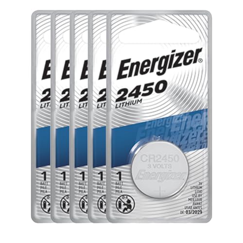 Energizer 5 2450 CR2450 ECR2450 Lithium Batteries