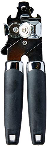 Iver Abridor Lata 19.5 cm Inox/plas Preto en Gs Internacional Único